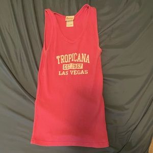 Pink Ribbed tank top